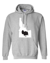 Load image into Gallery viewer, Pullover Hooded Sweatshirt Idaho Athletic Heather Turkey Vibrant Design High Quality Tight Knit Ring Spun Low Maintenance Cotton Printed With The Newest Available Color Transfer Technology