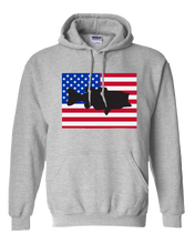 Load image into Gallery viewer, Pullover Hooded Sweatshirt Colorado Athletic Heather Large Mouth Bass Vibrant Design High Quality Tight Knit Ring Spun Low Maintenance Cotton Printed With The Newest Available Color Transfer Technology