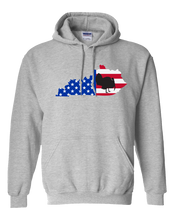 Load image into Gallery viewer, Pullover Hooded Sweatshirt Kentucky Athletic Heather Turkey Vibrant Design High Quality Tight Knit Ring Spun Low Maintenance Cotton Printed With The Newest Available Color Transfer Technology