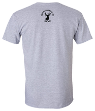 Load image into Gallery viewer, Short Sleeve T-Shirt South Dakota Athletic Heather Mountain Lion Vibrant Design High Quality Tight Knit Ring Spun Low Maintenance Cotton Printed With The Newest Available Color Transfer Technology