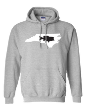 Load image into Gallery viewer, Pullover Hooded Sweatshirt North Carolina Athletic Heather Large Mouth Bass Vibrant Design High Quality Tight Knit Ring Spun Low Maintenance Cotton Printed With The Newest Available Color Transfer Technology