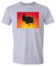 Load image into Gallery viewer, Short Sleeve T-Shirt Colorado Athletic Heather Turkey Vibrant Design High Quality Tight Knit Ring Spun Low Maintenance Cotton Printed With The Newest Available Color Transfer Technology