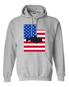 Pullover Hooded Sweatshirt Utah Athletic Heather Large Mouth Bass Vibrant Design High Quality Tight Knit Ring Spun Low Maintenance Cotton Printed With The Newest Available Color Transfer Technology