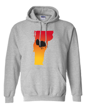 Load image into Gallery viewer, Pullover Hooded Sweatshirt Vermont Athletic Heather Turkey Vibrant Design High Quality Tight Knit Ring Spun Low Maintenance Cotton Printed With The Newest Available Color Transfer Technology