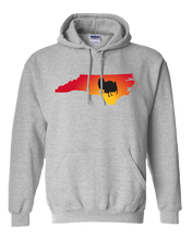 Load image into Gallery viewer, Pullover Hooded Sweatshirt North Carolina Athletic Heather Turkey Vibrant Design High Quality Tight Knit Ring Spun Low Maintenance Cotton Printed With The Newest Available Color Transfer Technology