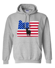 Load image into Gallery viewer, Pullover Hooded Sweatshirt Oregon Athletic Heather Elk Vibrant Design High Quality Tight Knit Ring Spun Low Maintenance Cotton Printed With The Newest Available Color Transfer Technology
