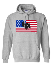Load image into Gallery viewer, Pullover Hooded Sweatshirt South Dakota Athletic Heather Turkey Vibrant Design High Quality Tight Knit Ring Spun Low Maintenance Cotton Printed With The Newest Available Color Transfer Technology