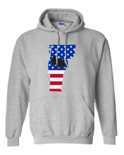 Load image into Gallery viewer, Pullover Hooded Sweatshirt Vermont Athletic Heather Turkey Vibrant Design High Quality Tight Knit Ring Spun Low Maintenance Cotton Printed With The Newest Available Color Transfer Technology