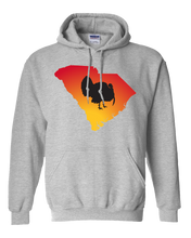 Load image into Gallery viewer, Pullover Hooded Sweatshirt South Carolina Athletic Heather Turkey Vibrant Design High Quality Tight Knit Ring Spun Low Maintenance Cotton Printed With The Newest Available Color Transfer Technology