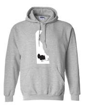 Load image into Gallery viewer, Pullover Hooded Sweatshirt Delaware Athletic Heather Turkey Vibrant Design High Quality Tight Knit Ring Spun Low Maintenance Cotton Printed With The Newest Available Color Transfer Technology