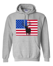 Load image into Gallery viewer, Pullover Hooded Sweatshirt Colorado Athletic Heather Elk Vibrant Design High Quality Tight Knit Ring Spun Low Maintenance Cotton Printed With The Newest Available Color Transfer Technology