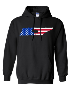 Pullover Hooded Sweatshirt Tennessee Black Turkey Vibrant Design High Quality Tight Knit Ring Spun Low Maintenance Cotton Printed With The Newest Available Color Transfer Technology