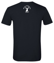 Load image into Gallery viewer, Short Sleeve T-Shirt North Dakota Black Moose Vibrant Design High Quality Tight Knit Ring Spun Low Maintenance Cotton Printed With The Newest Available Color Transfer Technology