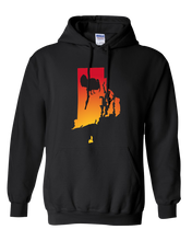 Load image into Gallery viewer, Pullover Hooded Sweatshirt Rhode Island Black Turkey Vibrant Design High Quality Tight Knit Ring Spun Low Maintenance Cotton Printed With The Newest Available Color Transfer Technology