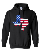 Load image into Gallery viewer, Pullover Hooded Sweatshirt Texas Black Mule Deer Vibrant Design High Quality Tight Knit Ring Spun Low Maintenance Cotton Printed With The Newest Available Color Transfer Technology