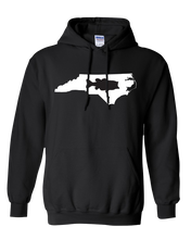 Load image into Gallery viewer, Pullover Hooded Sweatshirt North Carolina Black Large Mouth Bass Vibrant Design High Quality Tight Knit Ring Spun Low Maintenance Cotton Printed With The Newest Available Color Transfer Technology