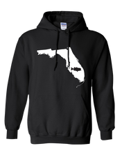 Load image into Gallery viewer, Pullover Hooded Sweatshirt Florida Black Large Mouth Bass Vibrant Design High Quality Tight Knit Ring Spun Low Maintenance Cotton Printed With The Newest Available Color Transfer Technology