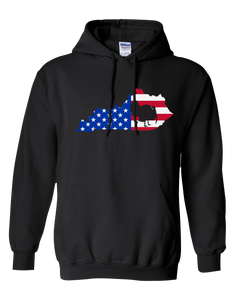 Pullover Hooded Sweatshirt Kentucky Black Turkey Vibrant Design High Quality Tight Knit Ring Spun Low Maintenance Cotton Printed With The Newest Available Color Transfer Technology