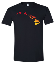 Load image into Gallery viewer, Short Sleeve T-Shirt Hawaii Black Large Mouth Bass Vibrant Design High Quality Tight Knit Ring Spun Low Maintenance Cotton Printed With The Newest Available Color Transfer Technology