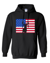 Load image into Gallery viewer, Pullover Hooded Sweatshirt Colorado Black Whitetail Deer Vibrant Design High Quality Tight Knit Ring Spun Low Maintenance Cotton Printed With The Newest Available Color Transfer Technology