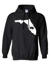 Load image into Gallery viewer, Pullover Hooded Sweatshirt Florida Black Wild Hog Vibrant Design High Quality Tight Knit Ring Spun Low Maintenance Cotton Printed With The Newest Available Color Transfer Technology
