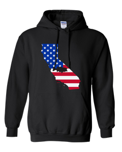 Pullover Hooded Sweatshirt California Black Large Mouth Bass Vibrant Design High Quality Tight Knit Ring Spun Low Maintenance Cotton Printed With The Newest Available Color Transfer Technology