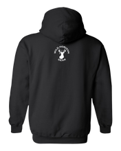 Load image into Gallery viewer, Pullover Hooded Sweatshirt Wyoming Black Black Bear Vibrant Design High Quality Tight Knit Ring Spun Low Maintenance Cotton Printed With The Newest Available Color Transfer Technology