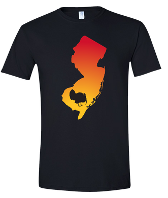 Short Sleeve T-Shirt New Jersey Black Turkey Vibrant Design High Quality Tight Knit Ring Spun Low Maintenance Cotton Printed With The Newest Available Color Transfer Technology