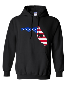 Pullover Hooded Sweatshirt Florida Black Turkey Vibrant Design High Quality Tight Knit Ring Spun Low Maintenance Cotton Printed With The Newest Available Color Transfer Technology