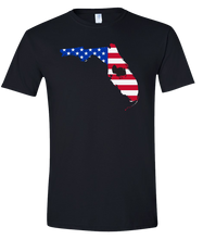 Load image into Gallery viewer, Short Sleeve T-Shirt Florida Black Turkey Vibrant Design High Quality Tight Knit Ring Spun Low Maintenance Cotton Printed With The Newest Available Color Transfer Technology