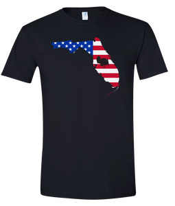Short Sleeve T-Shirt Florida Black Turkey Vibrant Design High Quality Tight Knit Ring Spun Low Maintenance Cotton Printed With The Newest Available Color Transfer Technology