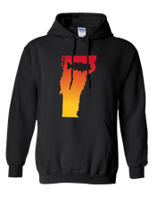 Load image into Gallery viewer, Pullover Hooded Sweatshirt Vermont Black Large Mouth Bass Vibrant Design High Quality Tight Knit Ring Spun Low Maintenance Cotton Printed With The Newest Available Color Transfer Technology