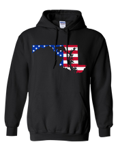 Load image into Gallery viewer, Pullover Hooded Sweatshirt Maryland Black Black Bear Vibrant Design High Quality Tight Knit Ring Spun Low Maintenance Cotton Printed With The Newest Available Color Transfer Technology