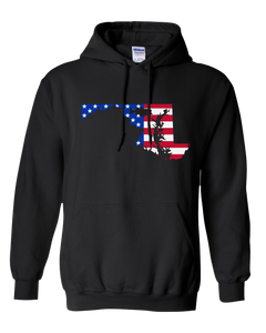 Pullover Hooded Sweatshirt Maryland Black Large Mouth Bass Vibrant Design High Quality Tight Knit Ring Spun Low Maintenance Cotton Printed With The Newest Available Color Transfer Technology