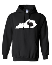 Load image into Gallery viewer, Pullover Hooded Sweatshirt Kentucky Black Turkey Vibrant Design High Quality Tight Knit Ring Spun Low Maintenance Cotton Printed With The Newest Available Color Transfer Technology