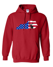 Load image into Gallery viewer, Pullover Hooded Sweatshirt Kentucky Red Elk Vibrant Design High Quality Tight Knit Ring Spun Low Maintenance Cotton Printed With The Newest Available Color Transfer Technology