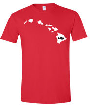 Load image into Gallery viewer, Short Sleeve T-Shirt Hawaii Red Large Mouth Bass Vibrant Design High Quality Tight Knit Ring Spun Low Maintenance Cotton Printed With The Newest Available Color Transfer Technology