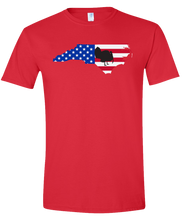 Load image into Gallery viewer, Short Sleeve T-Shirt North Carolina Red Turkey Vibrant Design High Quality Tight Knit Ring Spun Low Maintenance Cotton Printed With The Newest Available Color Transfer Technology