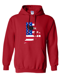Pullover Hooded Sweatshirt Rhode Island Red Turkey Vibrant Design High Quality Tight Knit Ring Spun Low Maintenance Cotton Printed With The Newest Available Color Transfer Technology