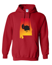 Load image into Gallery viewer, Pullover Hooded Sweatshirt Alabama Red Turkey Vibrant Design High Quality Tight Knit Ring Spun Low Maintenance Cotton Printed With The Newest Available Color Transfer Technology