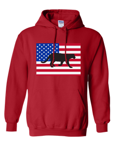 Pullover Hooded Sweatshirt Colorado Red Mountain Lion Vibrant Design High Quality Tight Knit Ring Spun Low Maintenance Cotton Printed With The Newest Available Color Transfer Technology