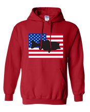 Load image into Gallery viewer, Pullover Hooded Sweatshirt Colorado Red Large Mouth Bass Vibrant Design High Quality Tight Knit Ring Spun Low Maintenance Cotton Printed With The Newest Available Color Transfer Technology