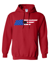 Load image into Gallery viewer, Pullover Hooded Sweatshirt Tennessee Red Turkey Vibrant Design High Quality Tight Knit Ring Spun Low Maintenance Cotton Printed With The Newest Available Color Transfer Technology