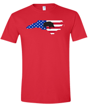 Load image into Gallery viewer, Short Sleeve T-Shirt North Carolina Red Wild Hog Vibrant Design High Quality Tight Knit Ring Spun Low Maintenance Cotton Printed With The Newest Available Color Transfer Technology