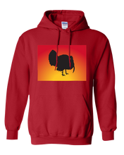 Load image into Gallery viewer, Pullover Hooded Sweatshirt Colorado Red Turkey Vibrant Design High Quality Tight Knit Ring Spun Low Maintenance Cotton Printed With The Newest Available Color Transfer Technology