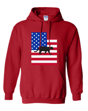 Load image into Gallery viewer, Pullover Hooded Sweatshirt Utah Red Mountain Lion Vibrant Design High Quality Tight Knit Ring Spun Low Maintenance Cotton Printed With The Newest Available Color Transfer Technology
