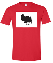 Load image into Gallery viewer, Short Sleeve T-Shirt Colorado Red Turkey Vibrant Design High Quality Tight Knit Ring Spun Low Maintenance Cotton Printed With The Newest Available Color Transfer Technology