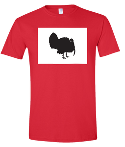 Short Sleeve T-Shirt Colorado Red Turkey Vibrant Design High Quality Tight Knit Ring Spun Low Maintenance Cotton Printed With The Newest Available Color Transfer Technology