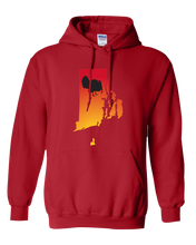 Load image into Gallery viewer, Pullover Hooded Sweatshirt Rhode Island Red Turkey Vibrant Design High Quality Tight Knit Ring Spun Low Maintenance Cotton Printed With The Newest Available Color Transfer Technology