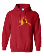 Load image into Gallery viewer, Pullover Hooded Sweatshirt Alaska Red Elk Vibrant Design High Quality Tight Knit Ring Spun Low Maintenance Cotton Printed With The Newest Available Color Transfer Technology